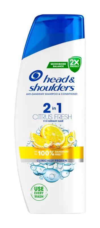 Head & Shoulders Šampon 2in1 Citrus Fresh, 330 ml