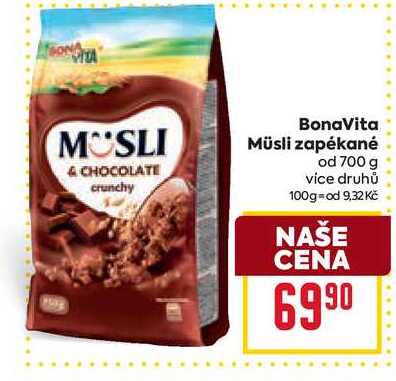 BonaVita Müsli zapékané od 700 g 