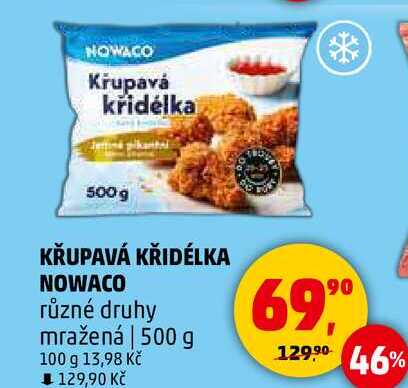 NOWACO Křupavá křidélka, 500 g 