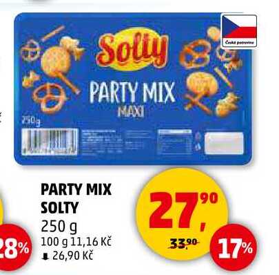 PARTY MIX SOLTY, 250 g