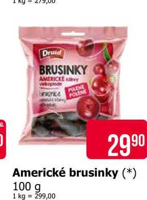  Americké brusinky 100 g 