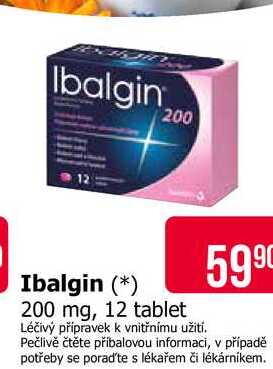 Ibalgin 200 mg, 12 tablet 