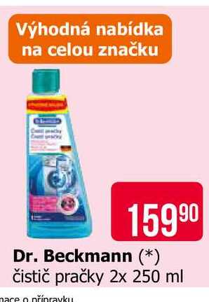 Dr. Beckmann Hygienický čistič pračky 2x250g