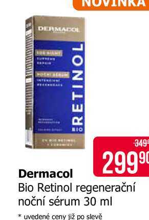 Dermacol BIO Retinol regenerační noční sérum 30 ml