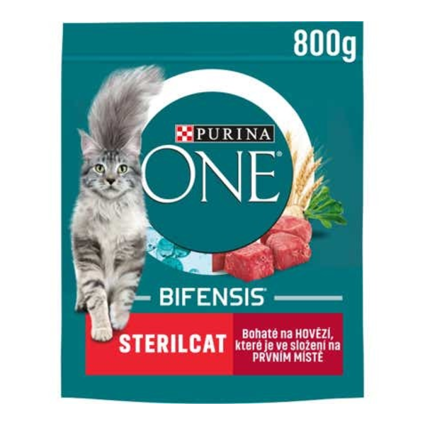 Purina ONE Sterilcat s hovězím a pšenicí