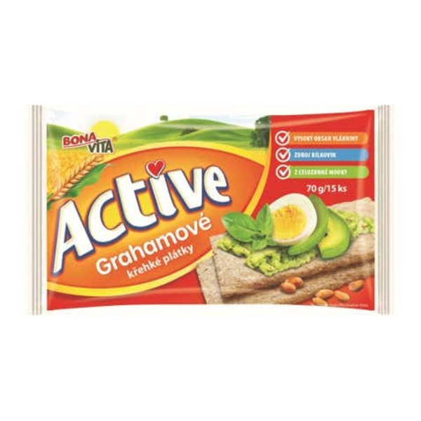 Bonavita Active Křehké plátky grahamové