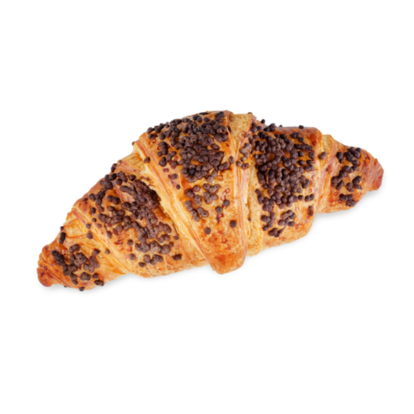 Croissant s oříškočokoládovou náplní