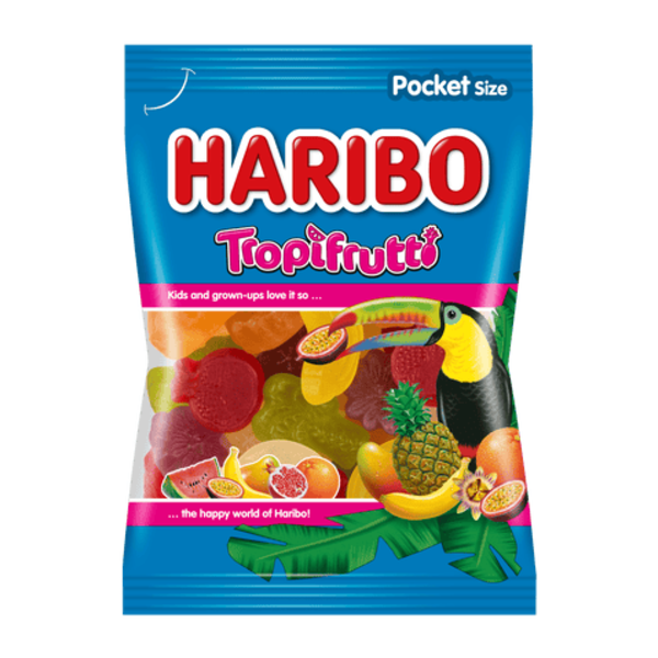 Haribo Tropifrutti želé bonbóny s ovocnými příchutěmi