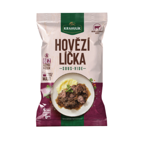 Krahulík Hovězí líčka Sous-vide