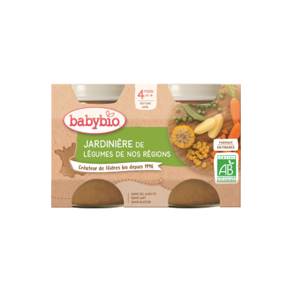 BabyBio BIO Zeleninová směs 2x130g