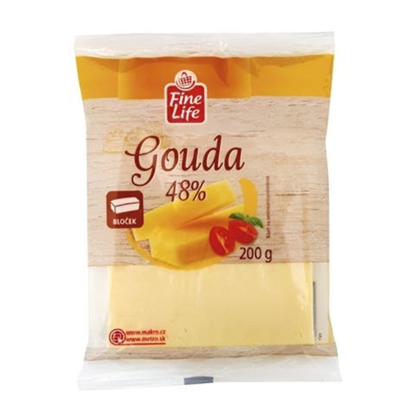 Fine Life Gouda 48 % bloček