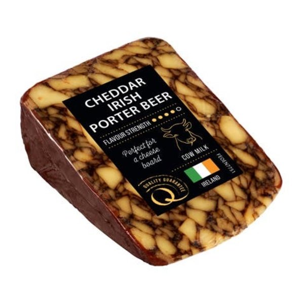 Q-Concept Cheddar Irish Porter Beer sýr