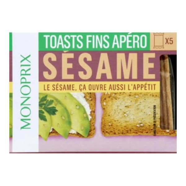 Monoprix Sezamový Mini Toast