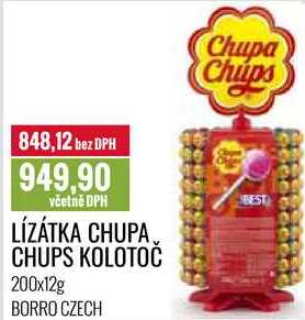 LÍZÁTKA CHUPA CHUPS KOLOTOČ 200x12g 