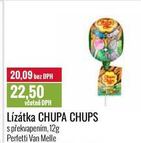 Lízátka CHUPA CHUPS 12g 