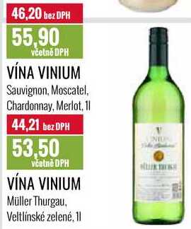 VÍNA VINIUM 1l