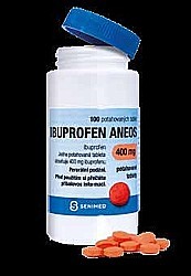 Ibuprofen Aneos 400 mg 100 potahovaných tablet