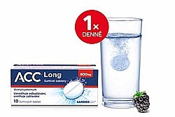 ACC® LONG 600 mg 10 šumivých tablet