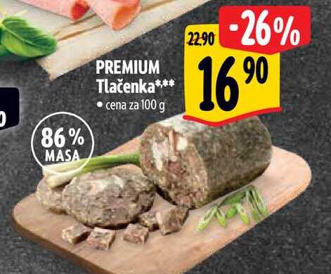   PREMIUM Tlačenka 100 g