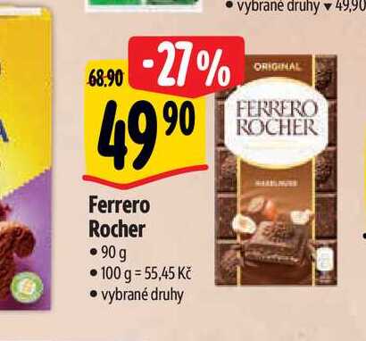   Ferrero Rocher 90 g 