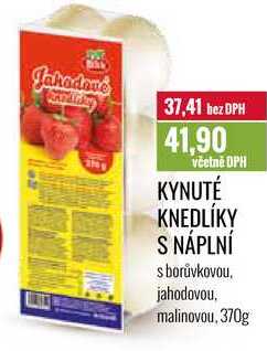 KYNUTÉ KNEDLÍKY S NÁPLNÍ 370g 