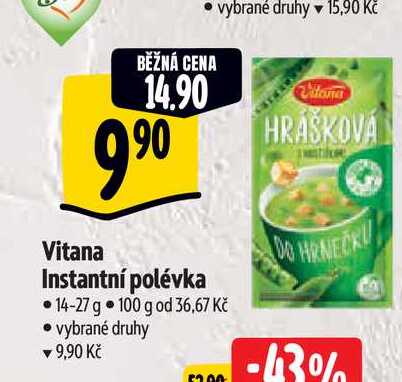 Vitana Instantní polévka 14-27 g 