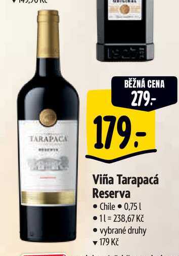   Viña Tarapacá Reserva  0,75 l