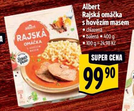 Albert Rajská omáčka s hovězím masem, 400 g