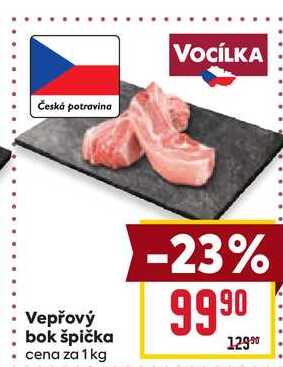 Vepřový bok špička cena za 1 kg