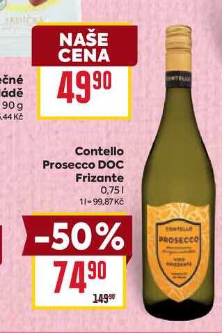 Contello Prosecco DOC Frizante 0,75l