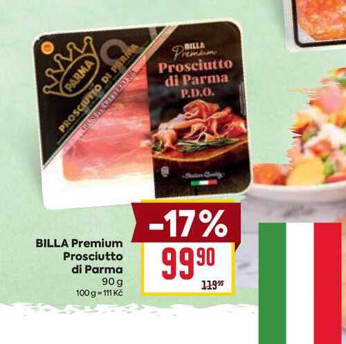 BILLA Premium Prosciutto di Parma 90 g 