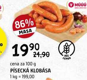 Písecká klobása 100g