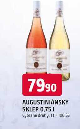 AUGUSTINIÁNSKÝ SKLEP 0,75 L 