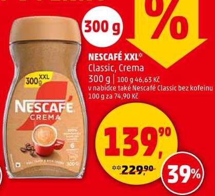 NESCAFÉ XXL Classic, 300 g 