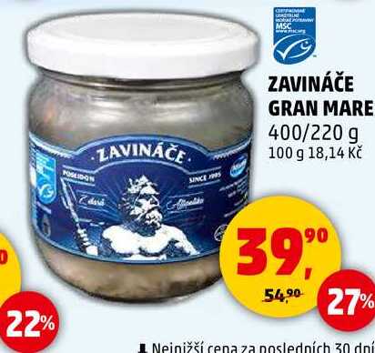 ZAVINÁČE GRAN MARE, 400/220 g 