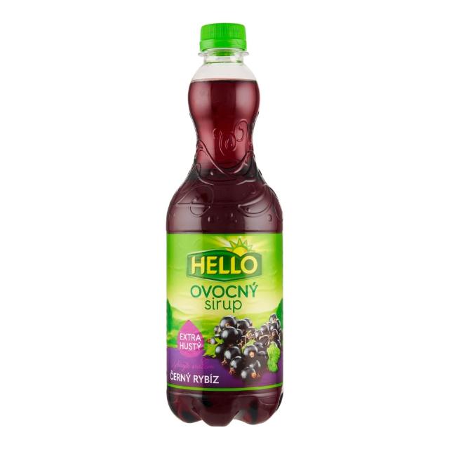 Hello Sirup ovocný černý rybíz