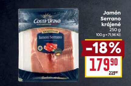 Jamón Serrano krájené 250 g 