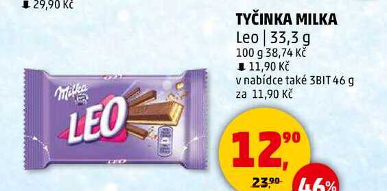 TYČINKA MILKA Leo, 33,3 g  