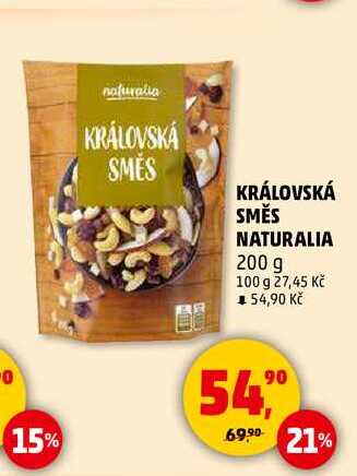 KRÁLOVSKÁ SMĚS NATURALIA, 200 g 