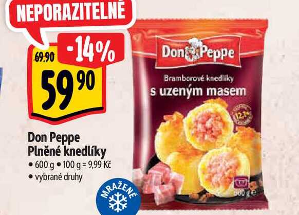  Don Peppe Plněné knedlíky 600 g 