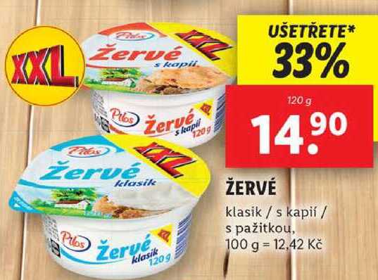 ŽERVÉ, 120 g