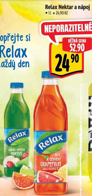 Relax Nektar a nápoj, 1 l