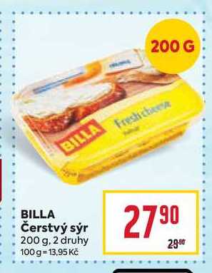 BILLA Čerstvý sýr 200 g