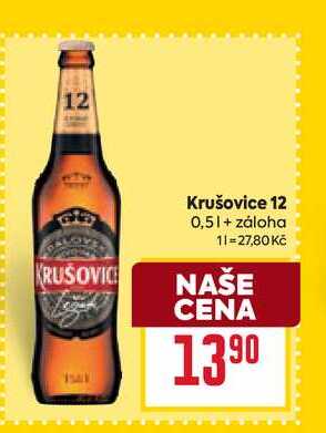 Krušovice 12 0,5l