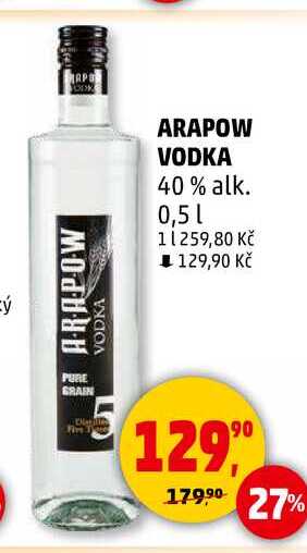 ARAPOW VODKA, 0,5 l