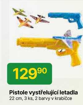 Pistole vystřelující letadla 22 cm, 3 ks