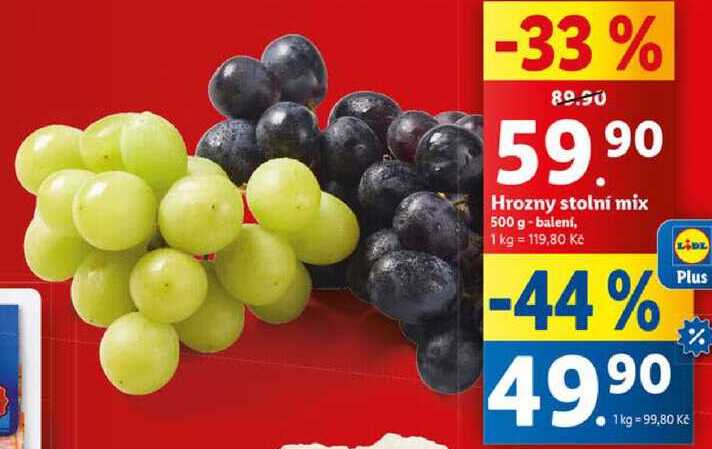 Hrozny stolní mix, 500 g