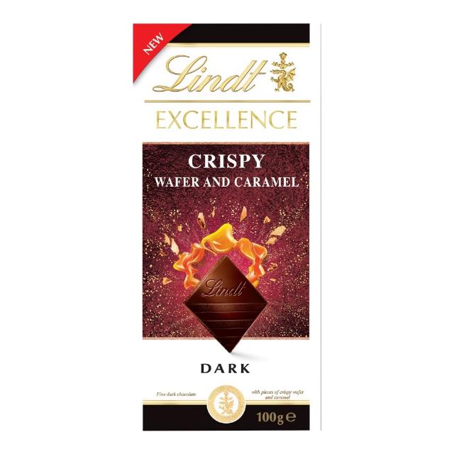 Lindt Excellence Crispy Wafer & Caramel