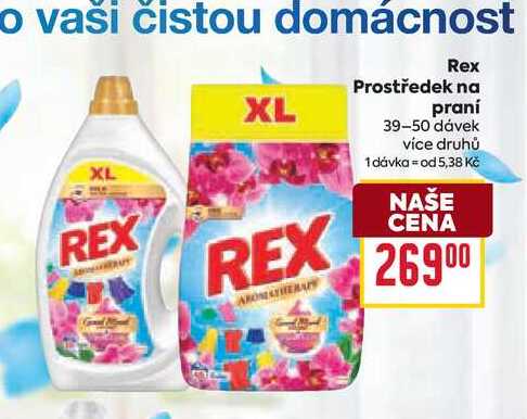 Rex Prostředek na praní 39-50 dávek 