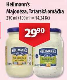 Hellmann's Majonéza, Tatarská omáčka, 210 ml 